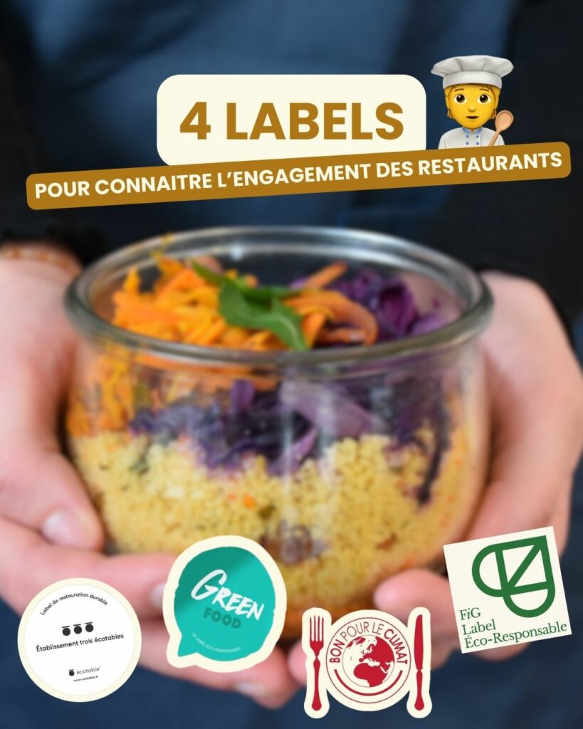 Les 4 labels éco-responsables des restaurants